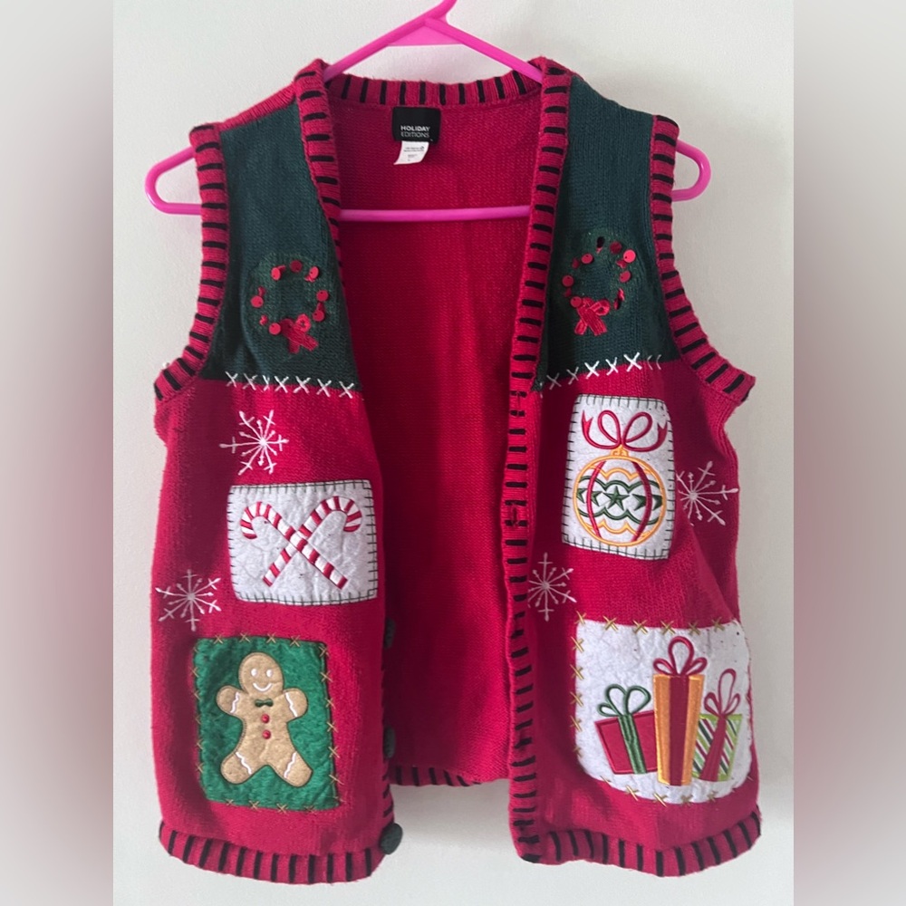 Christmas sweater vest